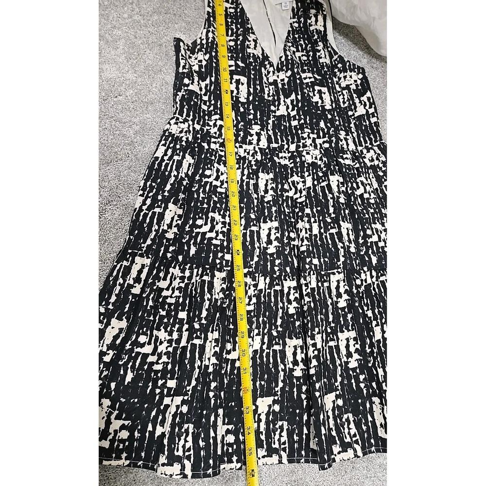 Evereve Giana Shift Sleeveless Dress‎ Lined Black Beige Women's Size XS - Picture 10 of 11